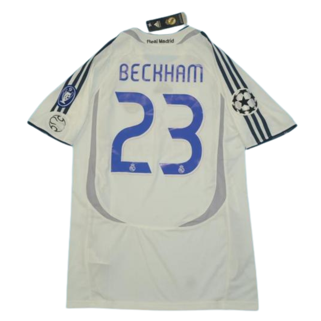 Camisa Real Madrid Home 06/07 - Versão Retrô "Beckham" Nº 23