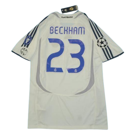 Camisa Real Madrid Home 06/07 - Versão Retrô "Beckham" Nº 23