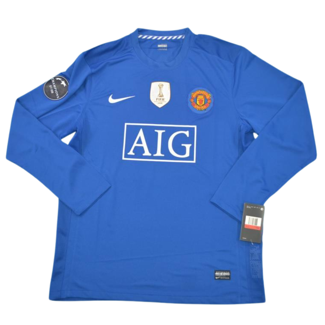 Camisa Manchester United Manga Longa 08/09 - Versão Retrô "Cristiano Ronaldo" Nº 7