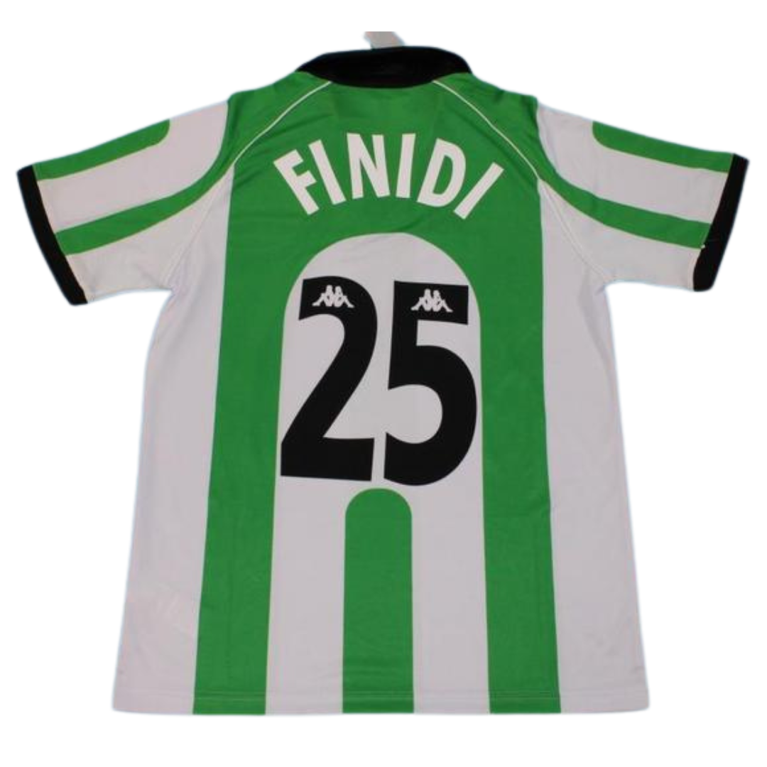 Camisa Real Betis Home 98/99 - Versão Retrô "Finidi" Nº 25