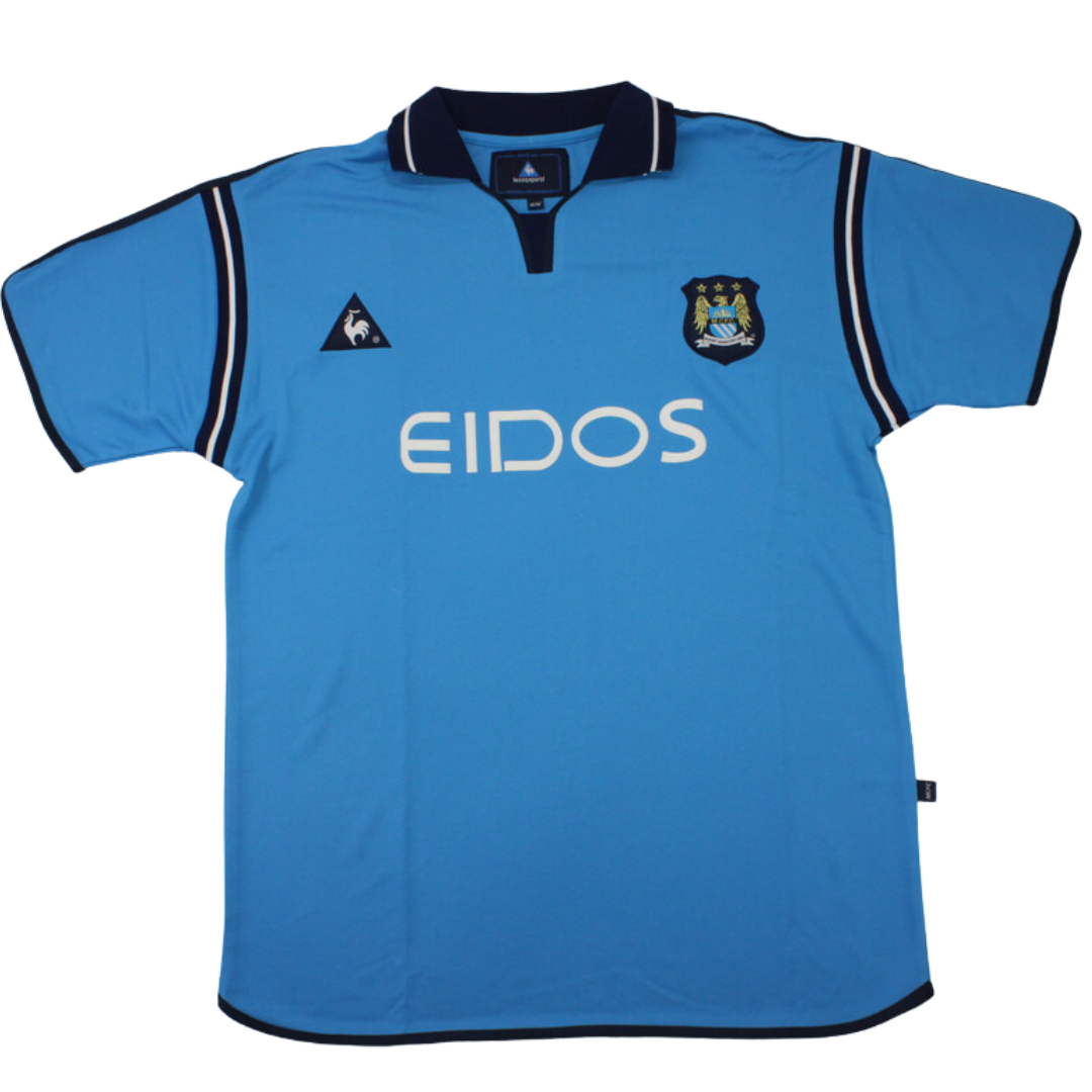 Camisa Manchester City Home 01/02 - Versão Retrô "Haaland" Nº 15