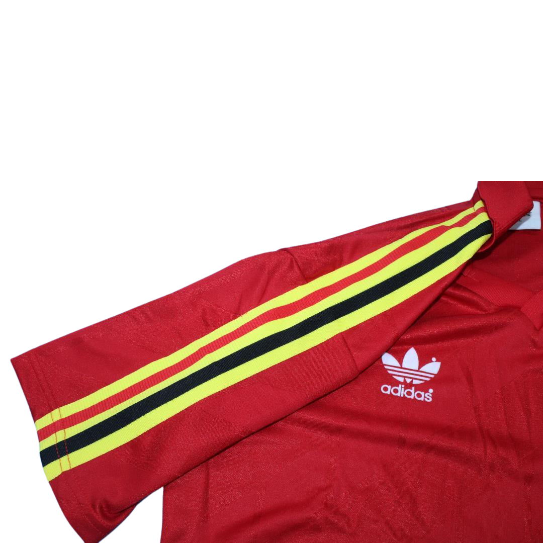 Camisa Retrô Bélgica Home Versão Jogador 1986 N°.11