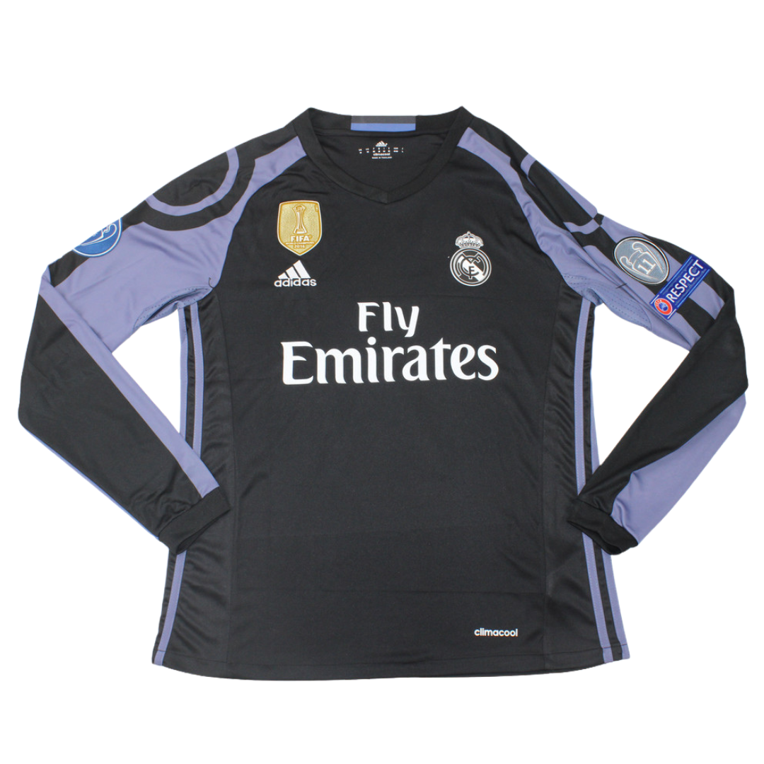 Camisa Real Madrid Manga Longa 16/17 - Versão Retrô "Cristiano Ronaldo" Nº 7