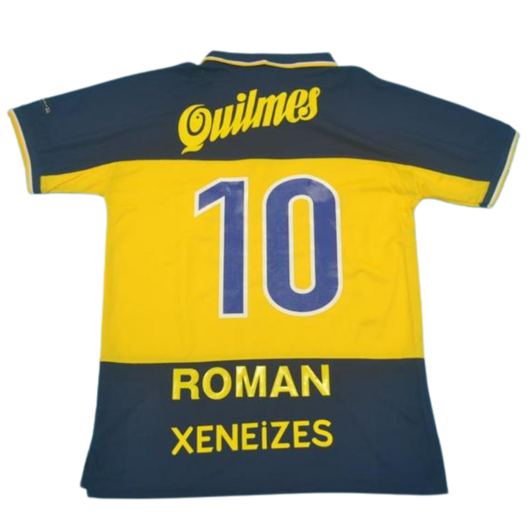 Camisa Boca Juniors Home 1999 - Versão Retrô "Roman" N° 10