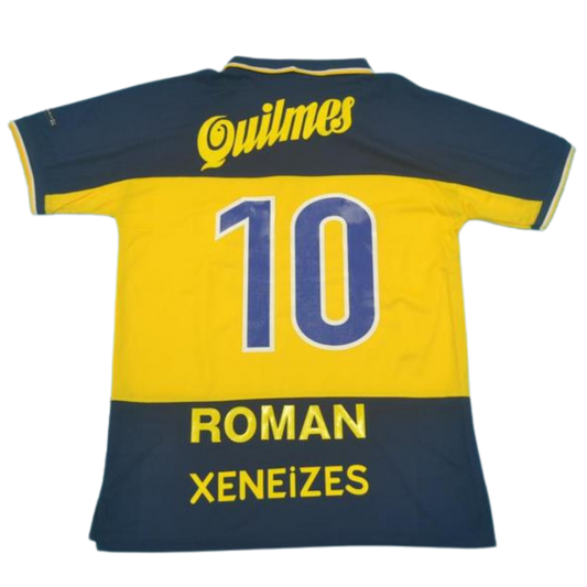 Camisa Boca Juniors Home 1999 - Versão Retrô "Roman" N° 10