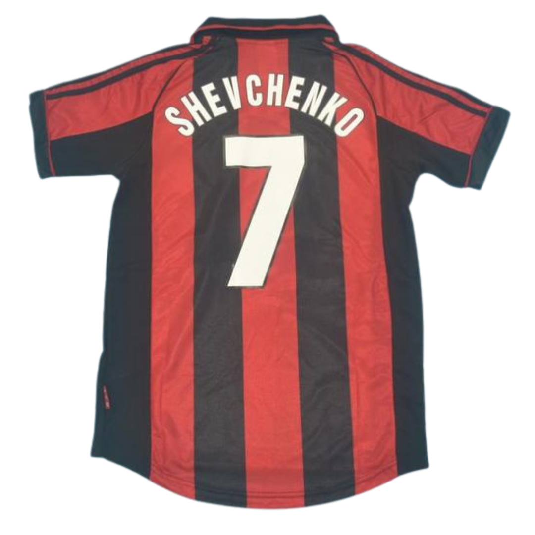 Camisa Retrô Milan Home 98/00 "Shevchenko" N°.7