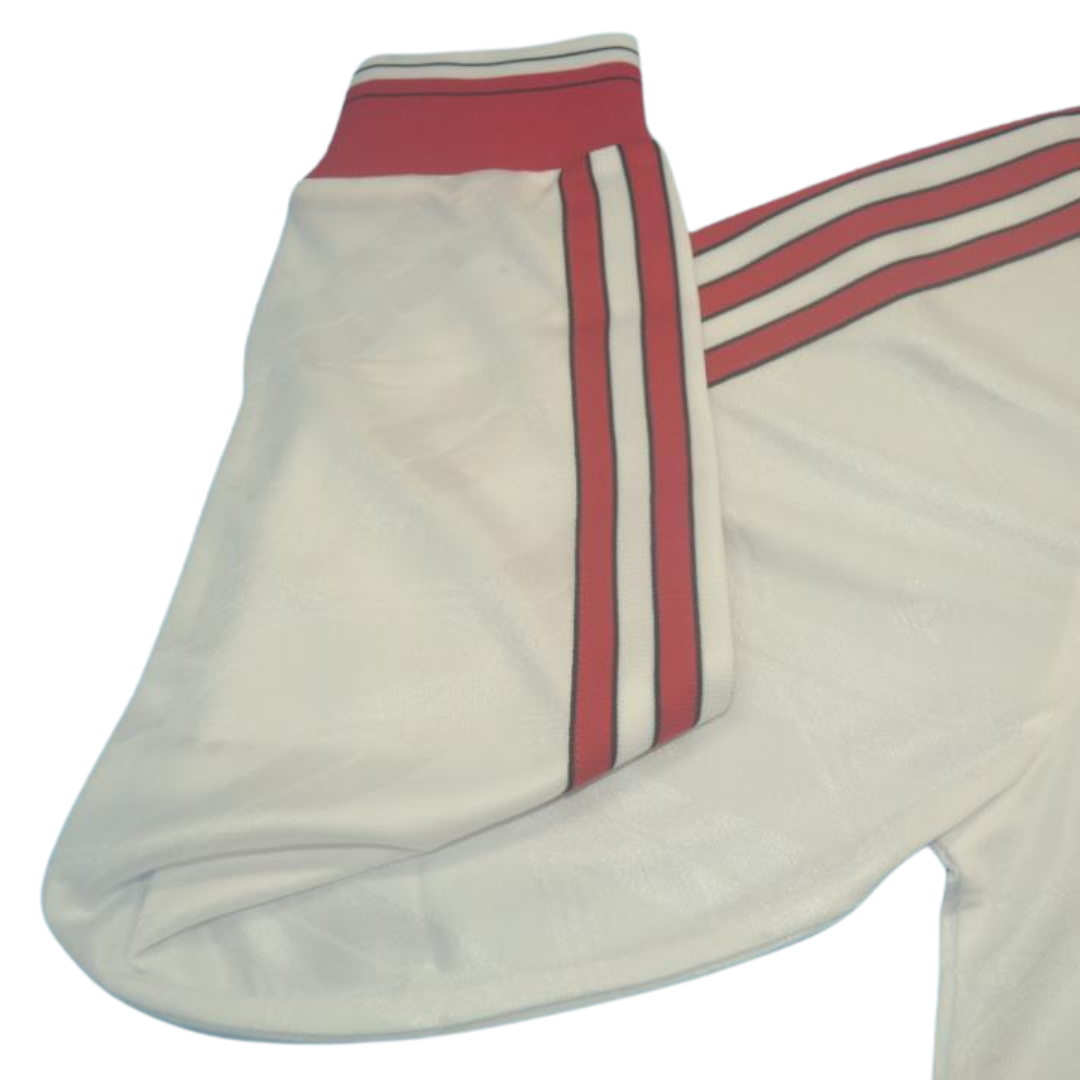 Camisa Manchester United Manga Longa Away 86/87 - Versão Retrô