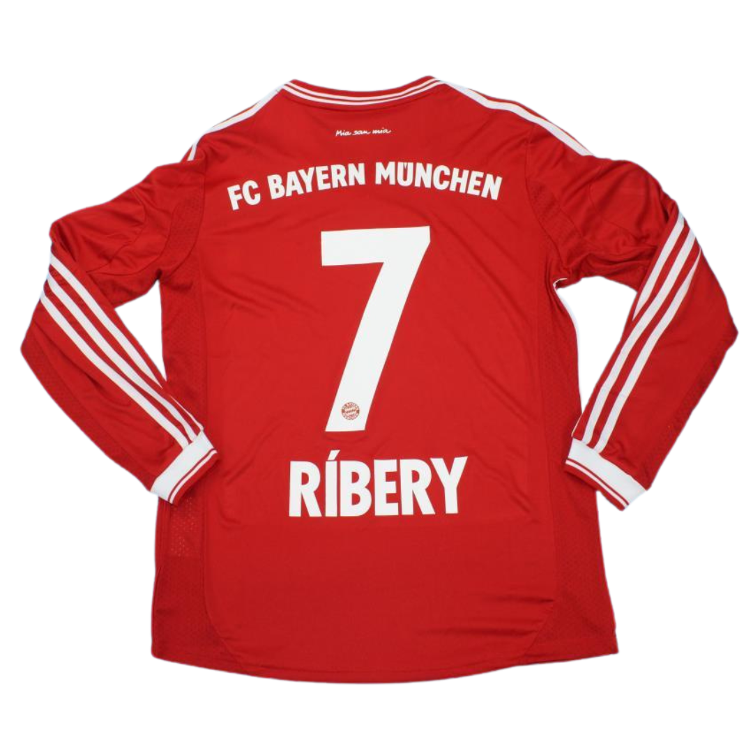 Camisa Bayern de Munique Manga Longa Home 13/14 - Versão Retrô "Ribéry" N° 7
