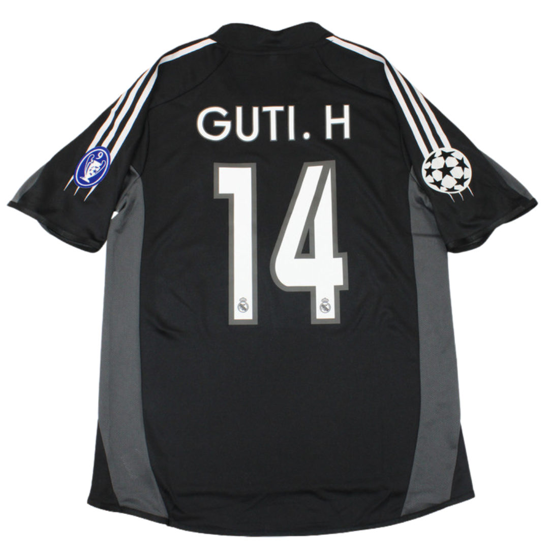 Camisa Real Madrid Away 04/05 - Versão Retrô "Guti. H" Nº 14