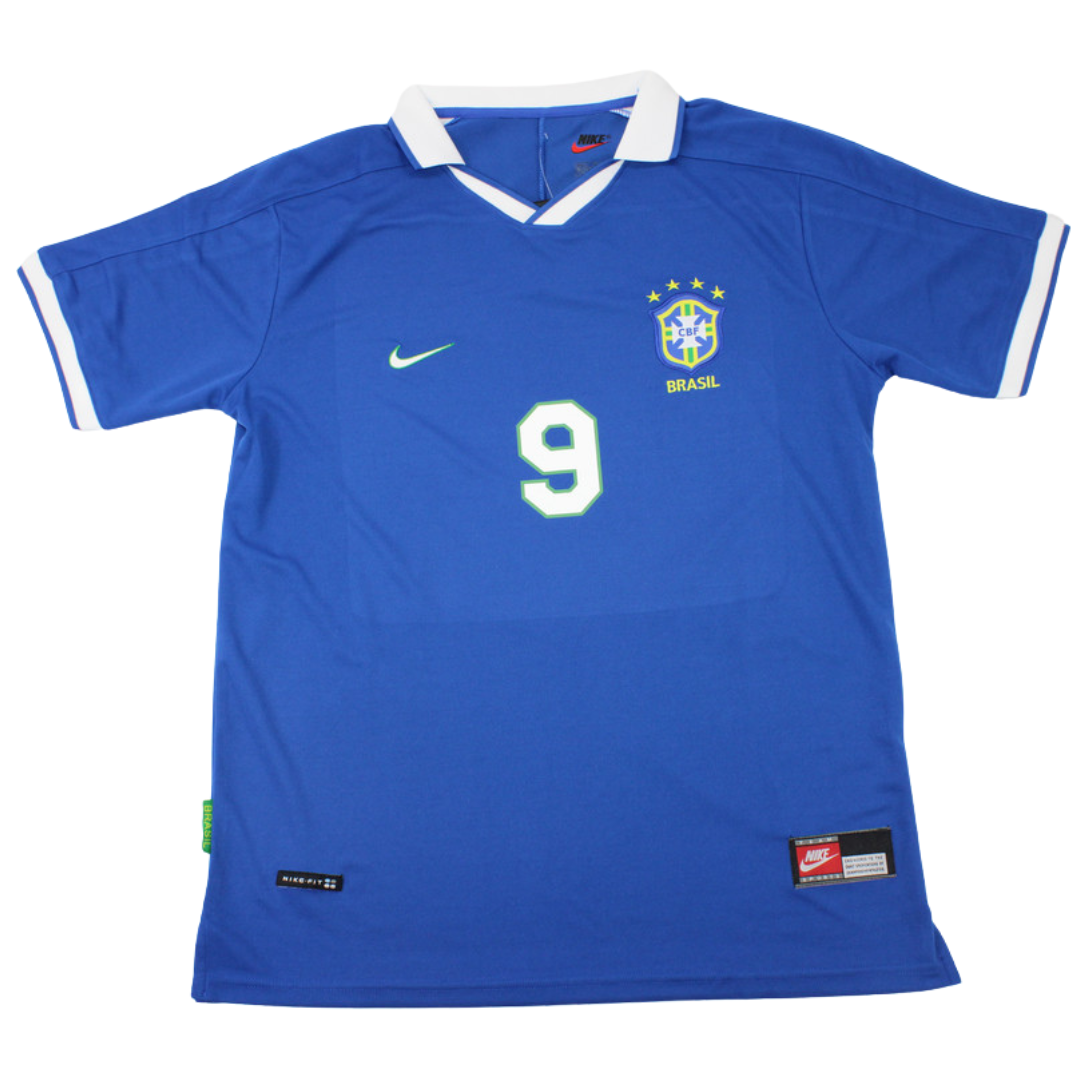 Camisa Retrô Brasil Away  1997 "Ronaldo" N°.9