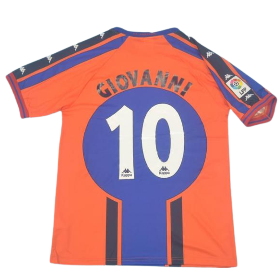Camisa Barcelona Away 97/98 - Versão Retrô "Giovanni" Nº 10