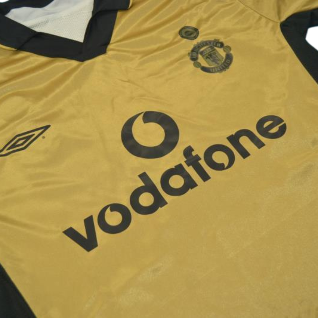 Camisa Manchester United Reservible Mode 00/01 - Versão Retrô "Beckham" Nº 7
