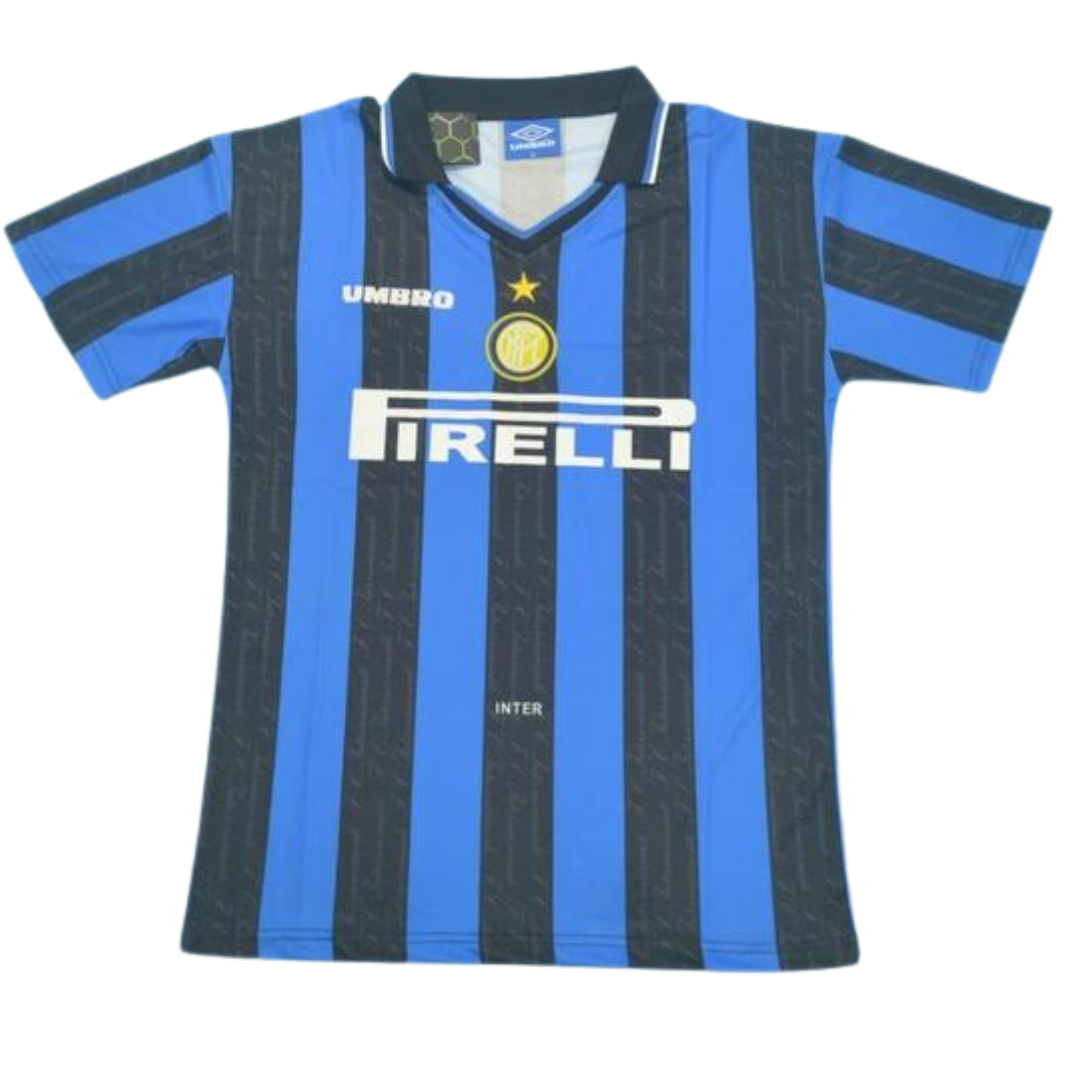 Camisa Retrô Inter de Milão Home 97/98 "Ronaldo" N°.10