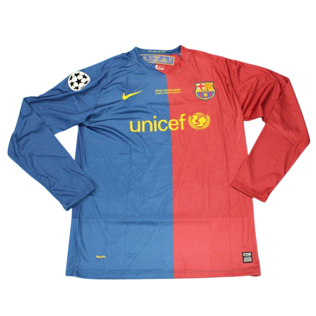 Camisa Barcelona Manga Longa 08/09 - Versão Retrô "Piqué" Nº 3