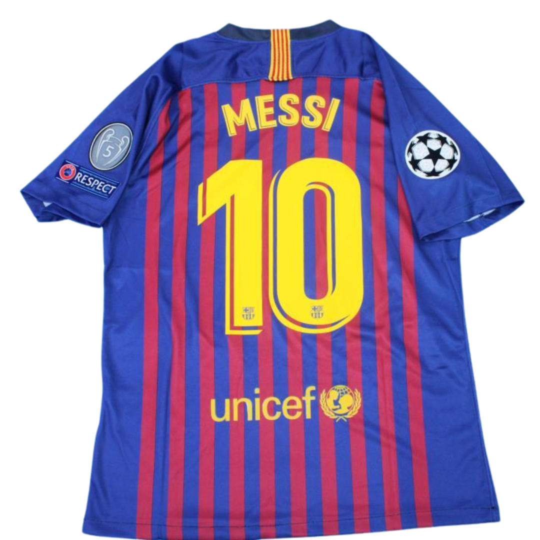 Camisa Barcelona Home 18/19 - Versão Retrô "Messi" Nº 10