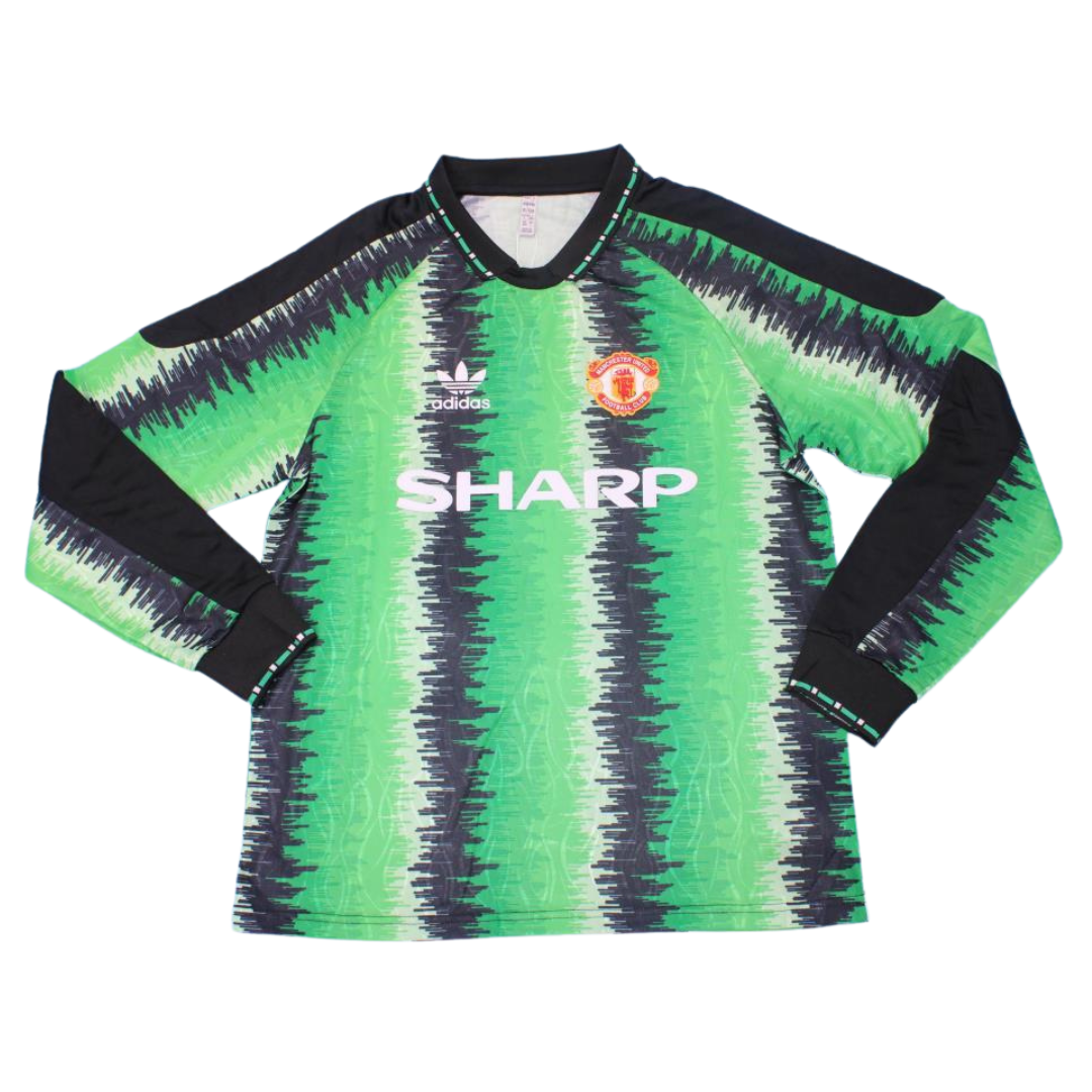 Camisa Manchester United Manga Longa 90/92 - Versão Retrô