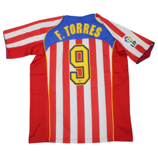 Camisa Atlético de Madrid Home 04/05 - Versão Retrô "F.Torres" Nº 9