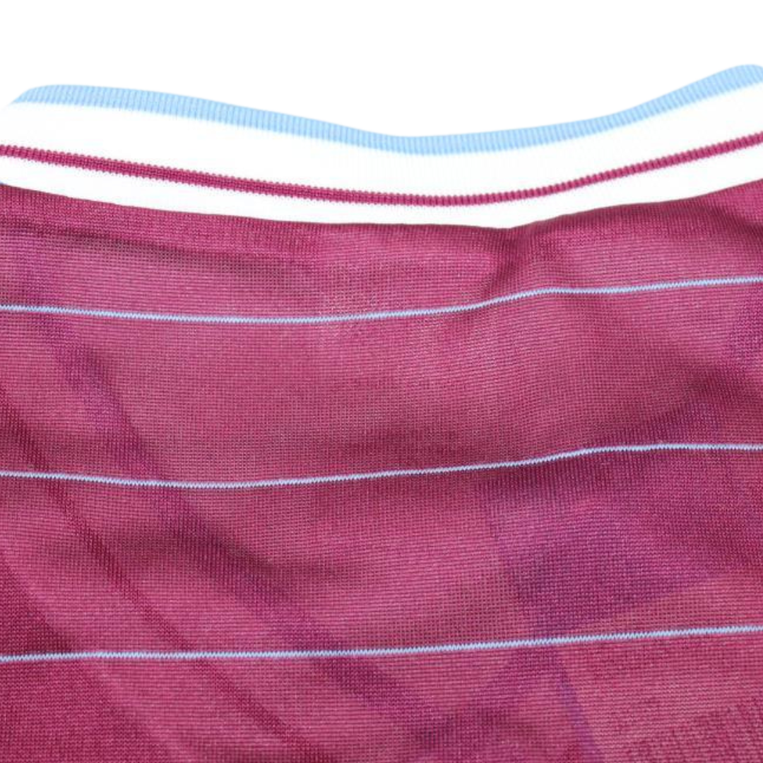 Camisa West Ham Home 1986 - Versão Retrô "Maiden" Nº 4
