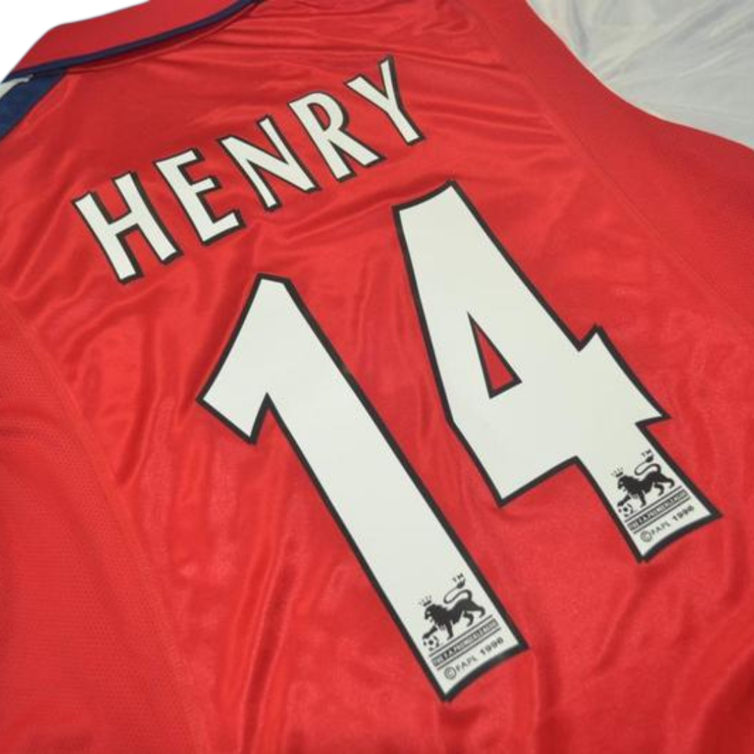 Camisa Arsenal Home 00/02 - Versão Retrô "Henry" Nº 14
