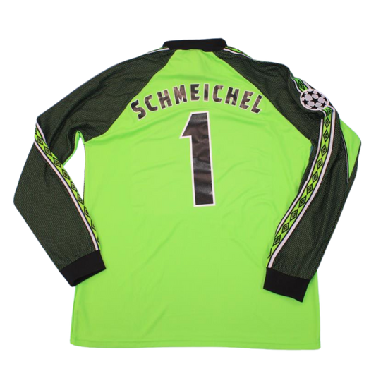 Camisa Manchester United Manga Longa 98/99 - Versão Retrô "Schmeichel" Nº 1