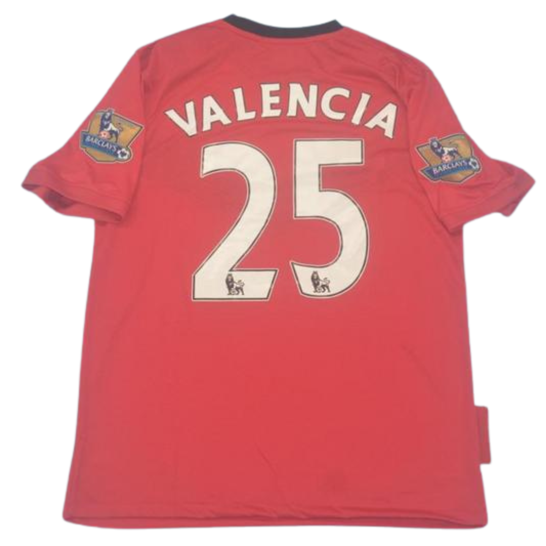 Camisa Manchester United Home 09/10 - Versão Retrô "Valencia" Nº 25