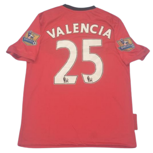 Camisa Manchester United Home 09/10 - Versão Retrô "Valencia" Nº 25