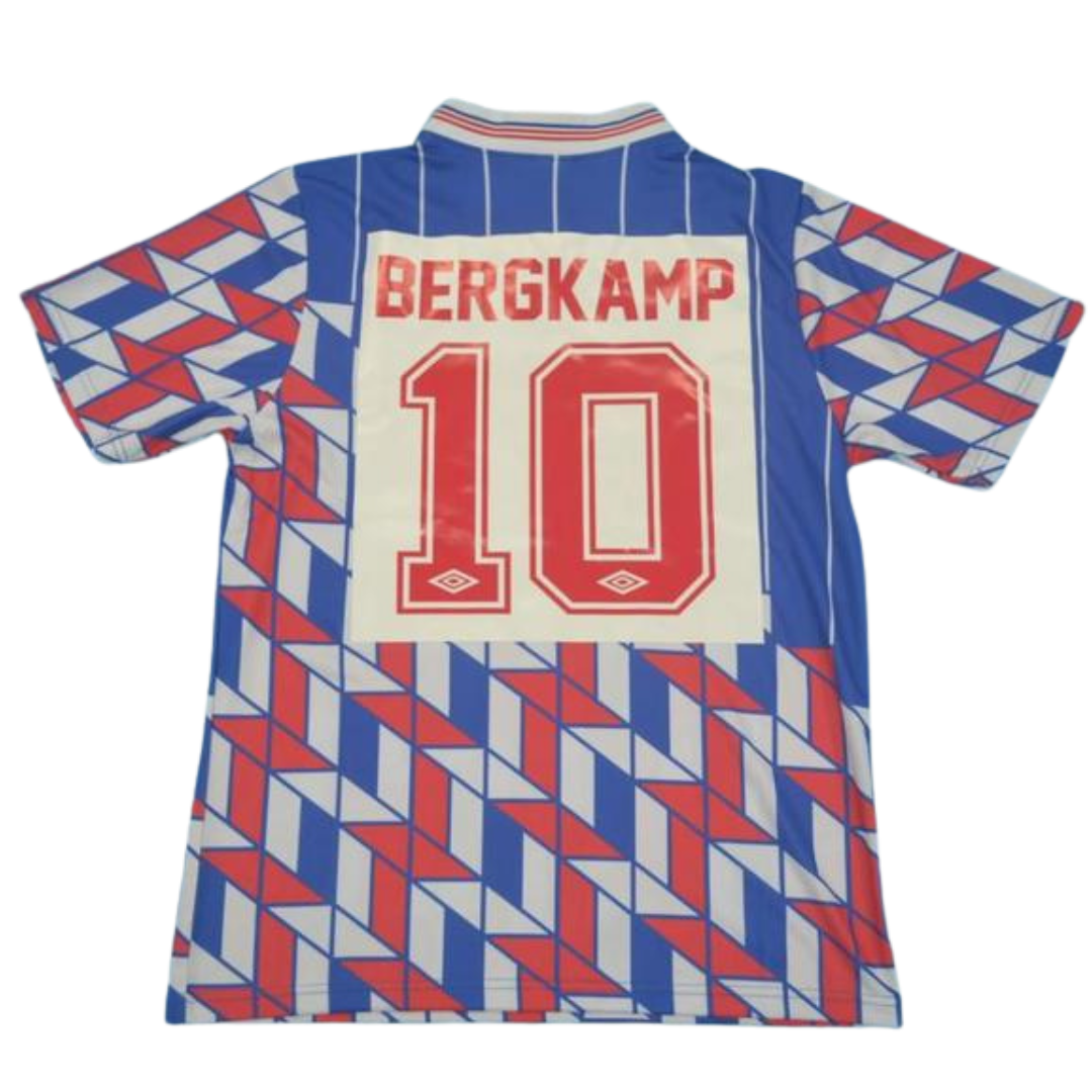 Camisa Ajax Away 89/90 - Versão Retrô "Bergkamp" Nº 10