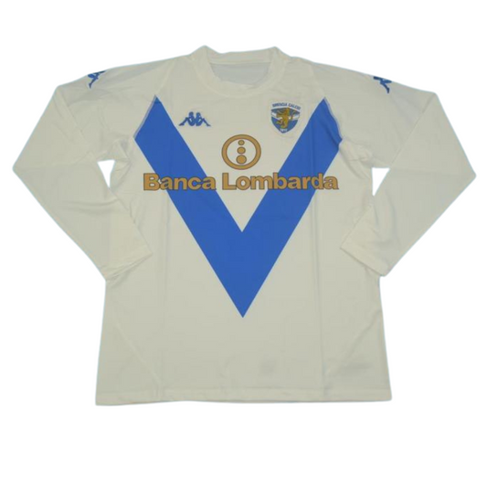 Camisa Brescia Calcio Manga Longa Away 03/04 - Versão Retrô