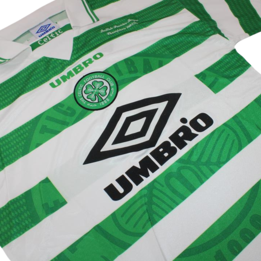 Camisa Celtic Home 98/99 - Versão Retrô "Moravcik" Nº 25