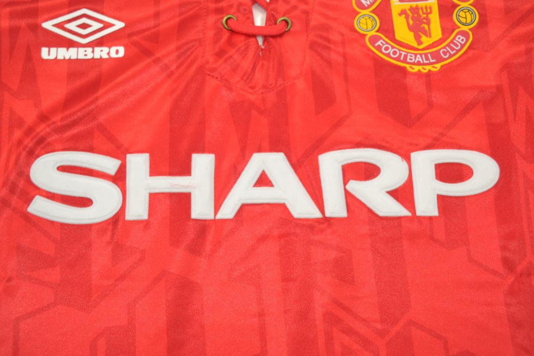Camisa Manchester United Home 92/94 - Versão Retrô "Cantona" Nº 7