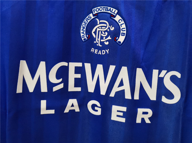 Camisa Rangers Home 92/94 - Versão Retrô Nº 10