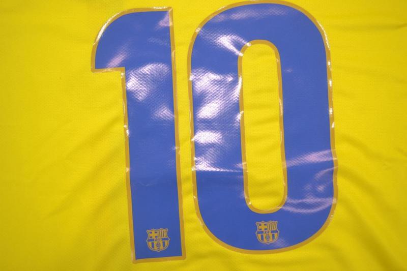 Camisa Barcelona Away 08/09 - Versão Retrô "Messi" Nº 10