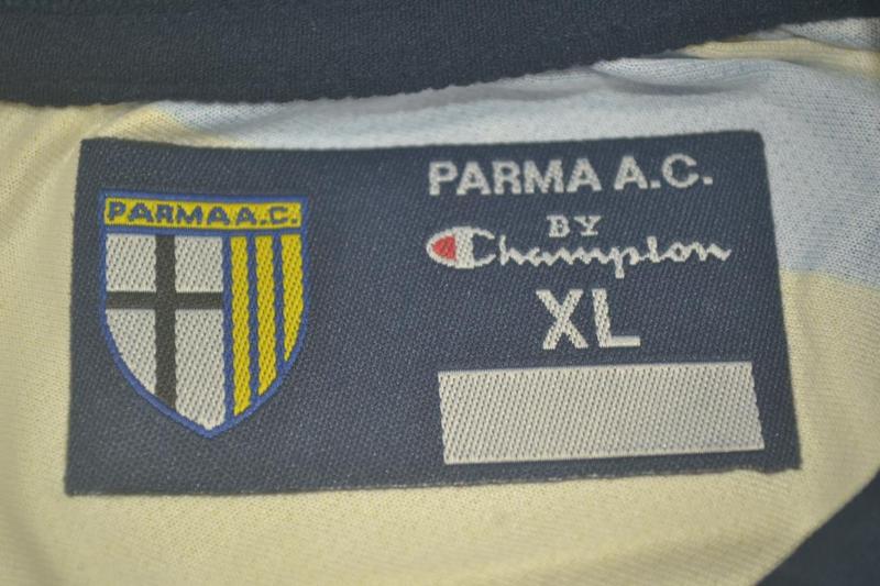 Camisa Parma Calcio Manga Longa Home 99/00 - Versão Retrô