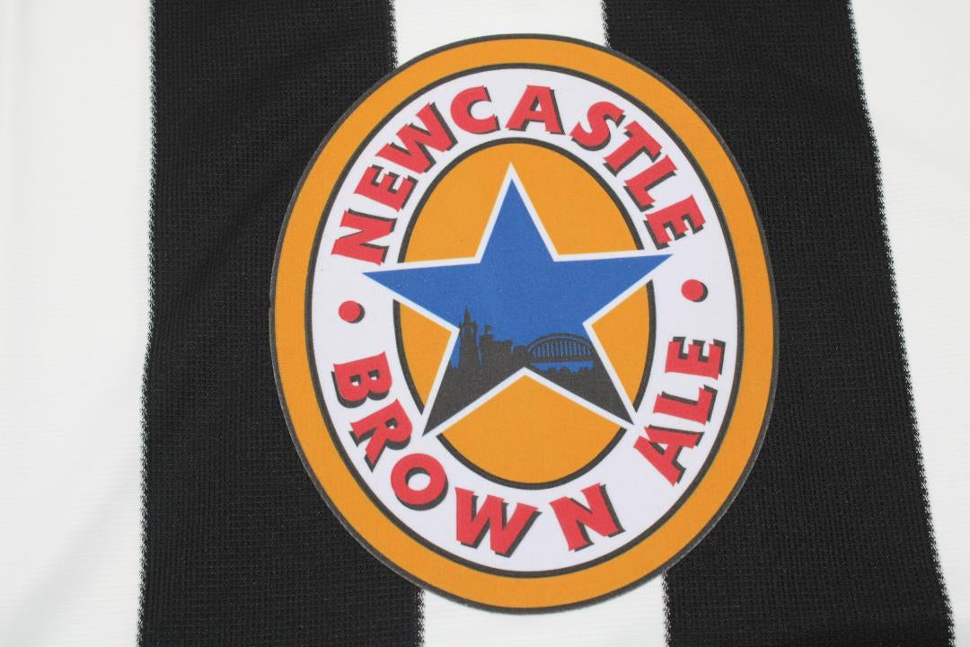 Camisa Newcastle United Manga Longa Home 95/96 - Versão Retrô