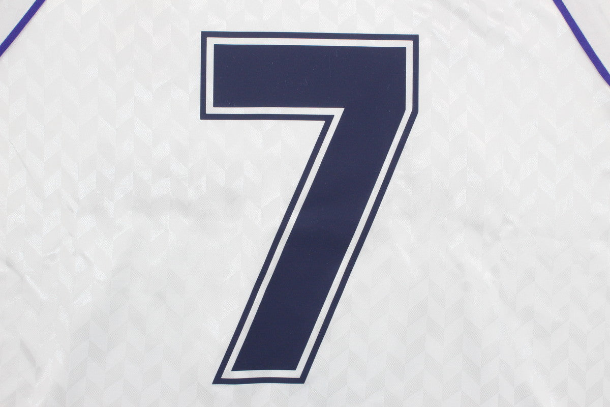 Camisa Real Madrid Home 86/87 - Versão Retrô Nº 7