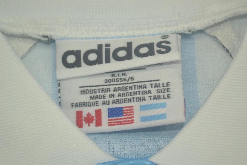 Camisa Retrô Argentina Home 96/97 "Ortega" N°.10