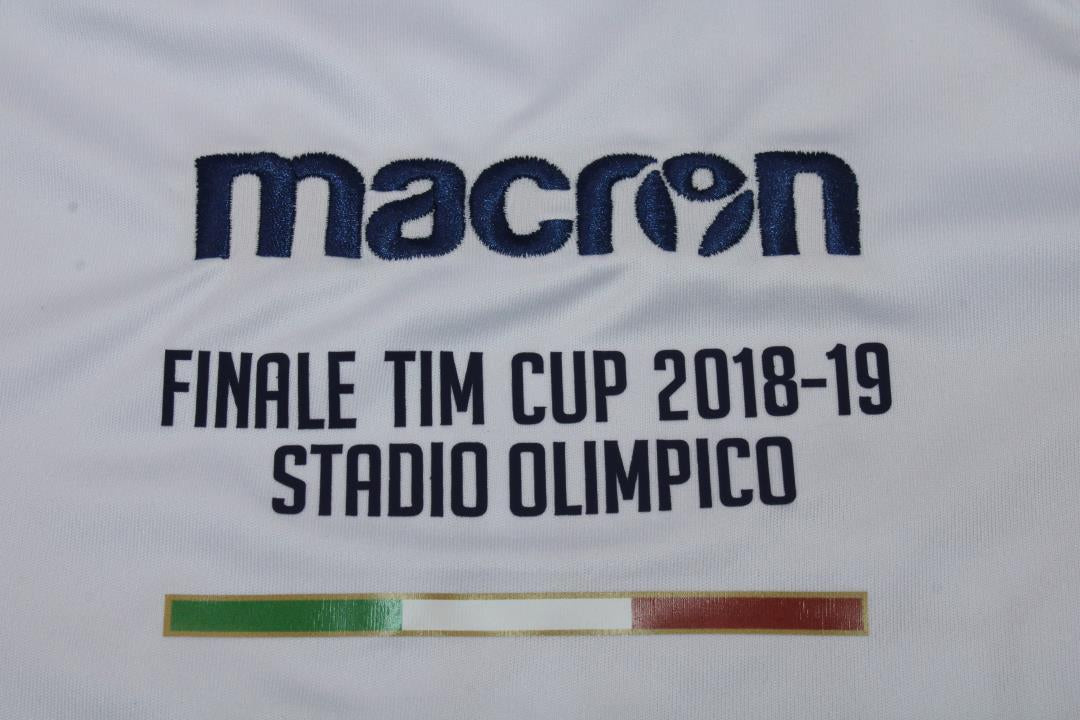 Camisa Retrô Lazio Home Final Cup Versão 18/19 "Immobile" N°.17