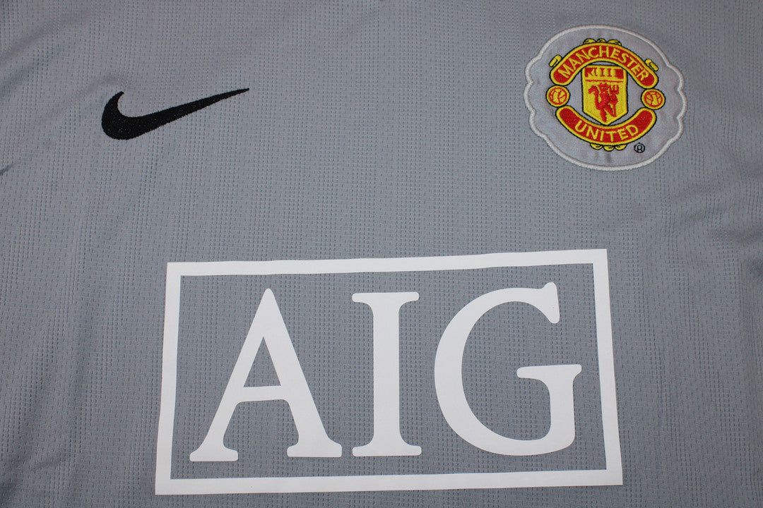 Camisa Manchester United Manga Longa Away 07/08 - Versão Retrô