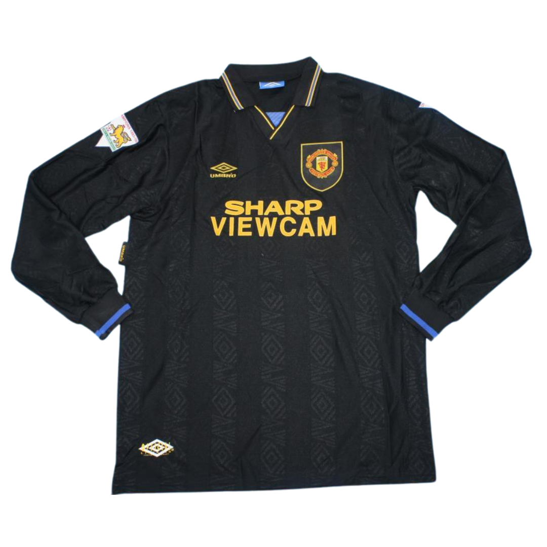 Camisa Manchester United Manga Longa 93/94 - Versão Retrô