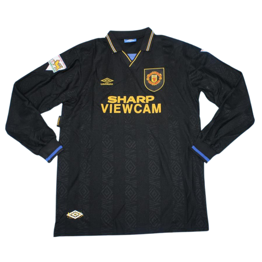 Camisa Manchester United Manga Longa 93/94 - Versão Retrô