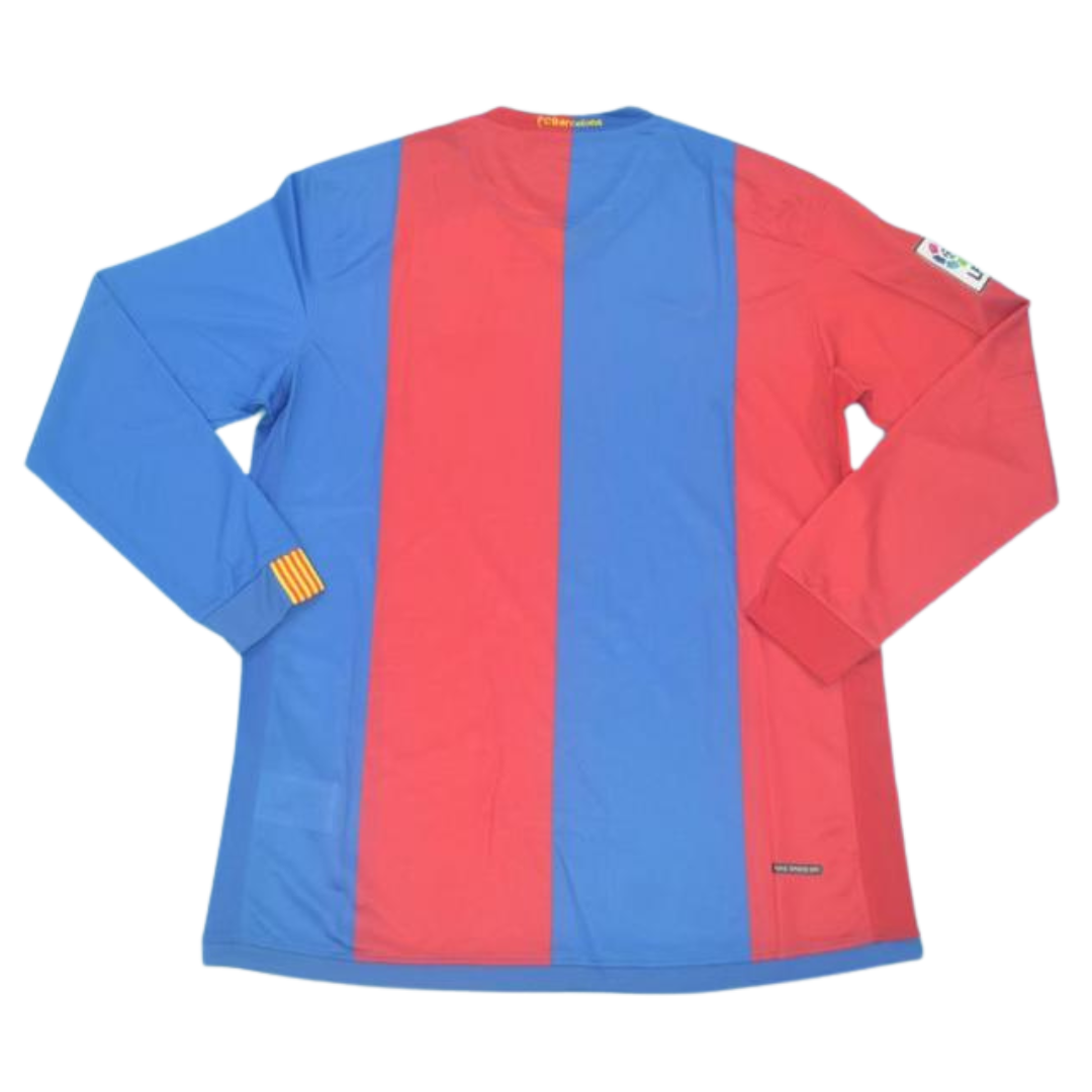 Camisa Barcelona Manga Longa Home 06/07 - Versão Retrô