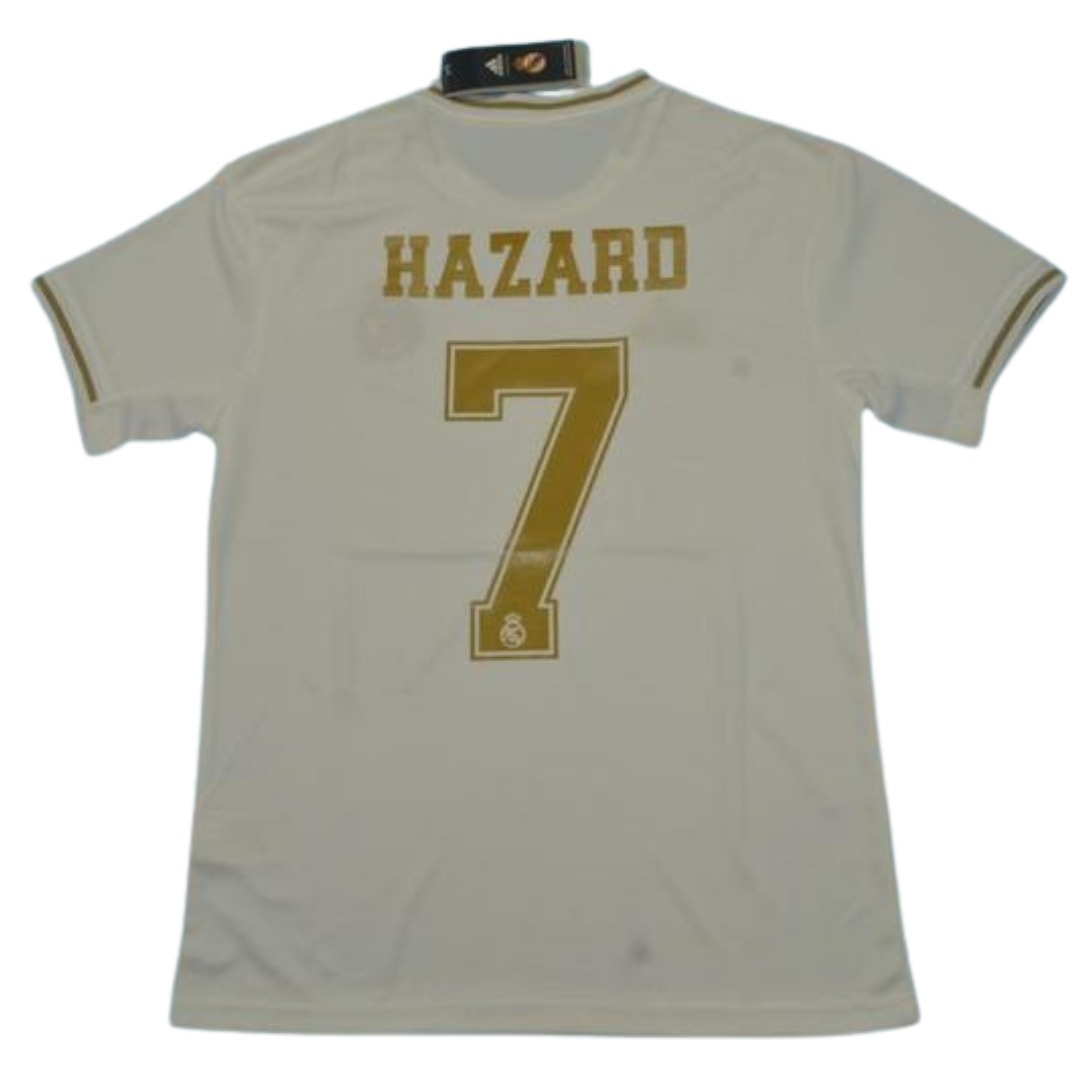 Camisa Real Madrid Home 19/20 - Versão Retrô "Hazard" Nº 7