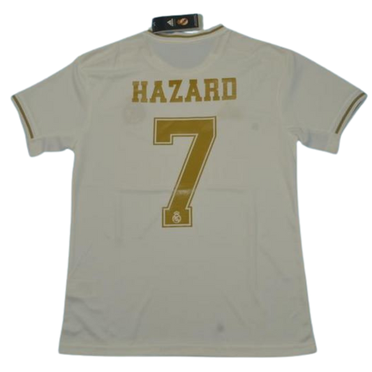 Camisa Real Madrid Home 19/20 - Versão Retrô "Hazard" Nº 7