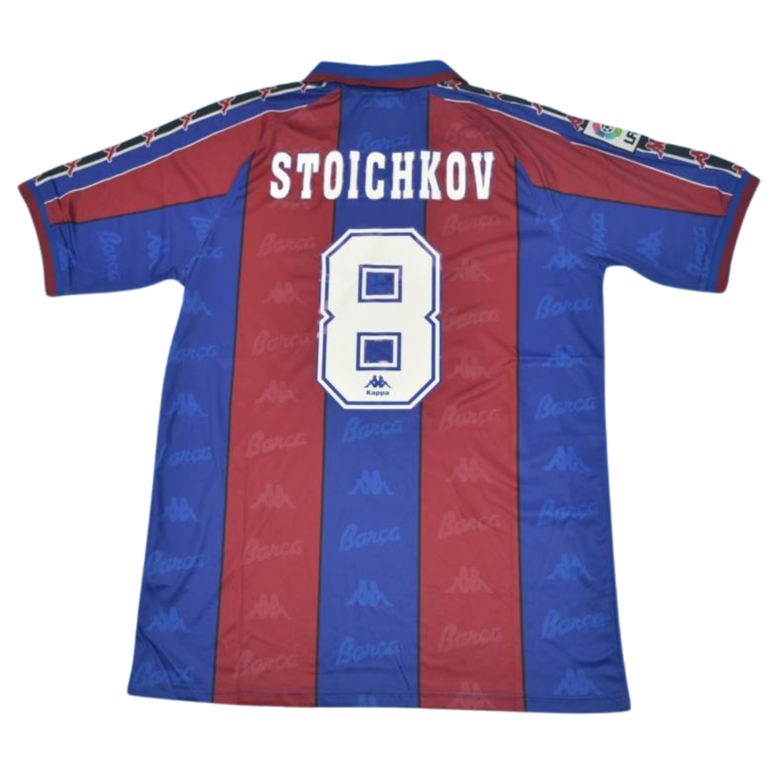 Camisa Barcelona Home 96/97 - Versão Retrô "Stoichkov" Nº 8