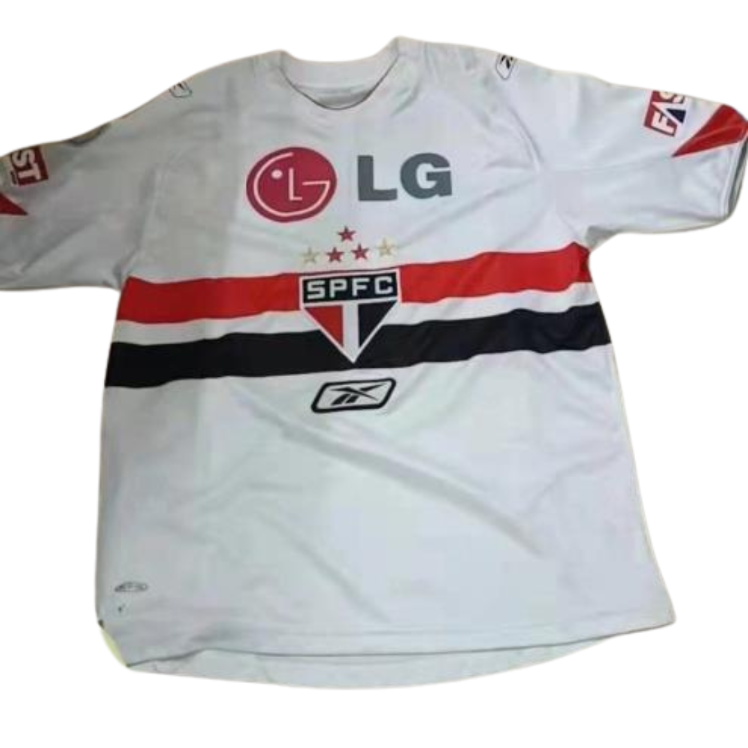 Camisa São Paulo Home 06/07 - Versão Retrô "Souza" Nº 10