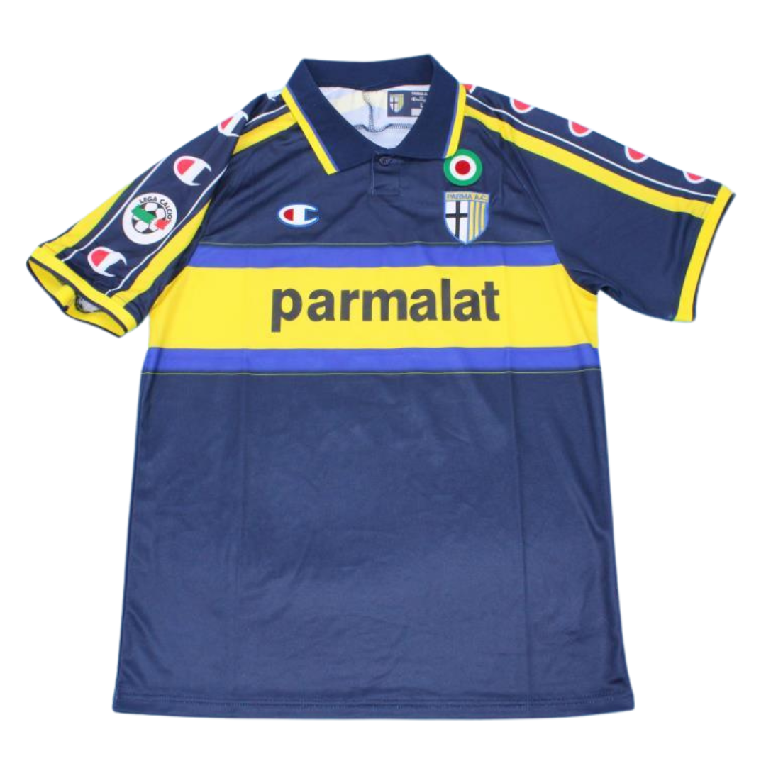 Camisa Retrô Parma Away Serie A Versão 99/00 "F.Cannavaro" N°.17