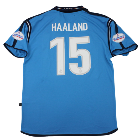 Camisa Manchester City Home 01/02 - Versão Retrô "Haaland" Nº 15