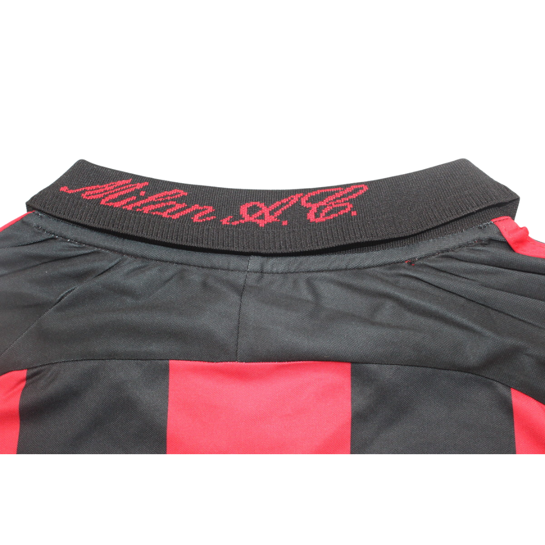 Camisa Retrô Milan Home UCL Versão 00/01