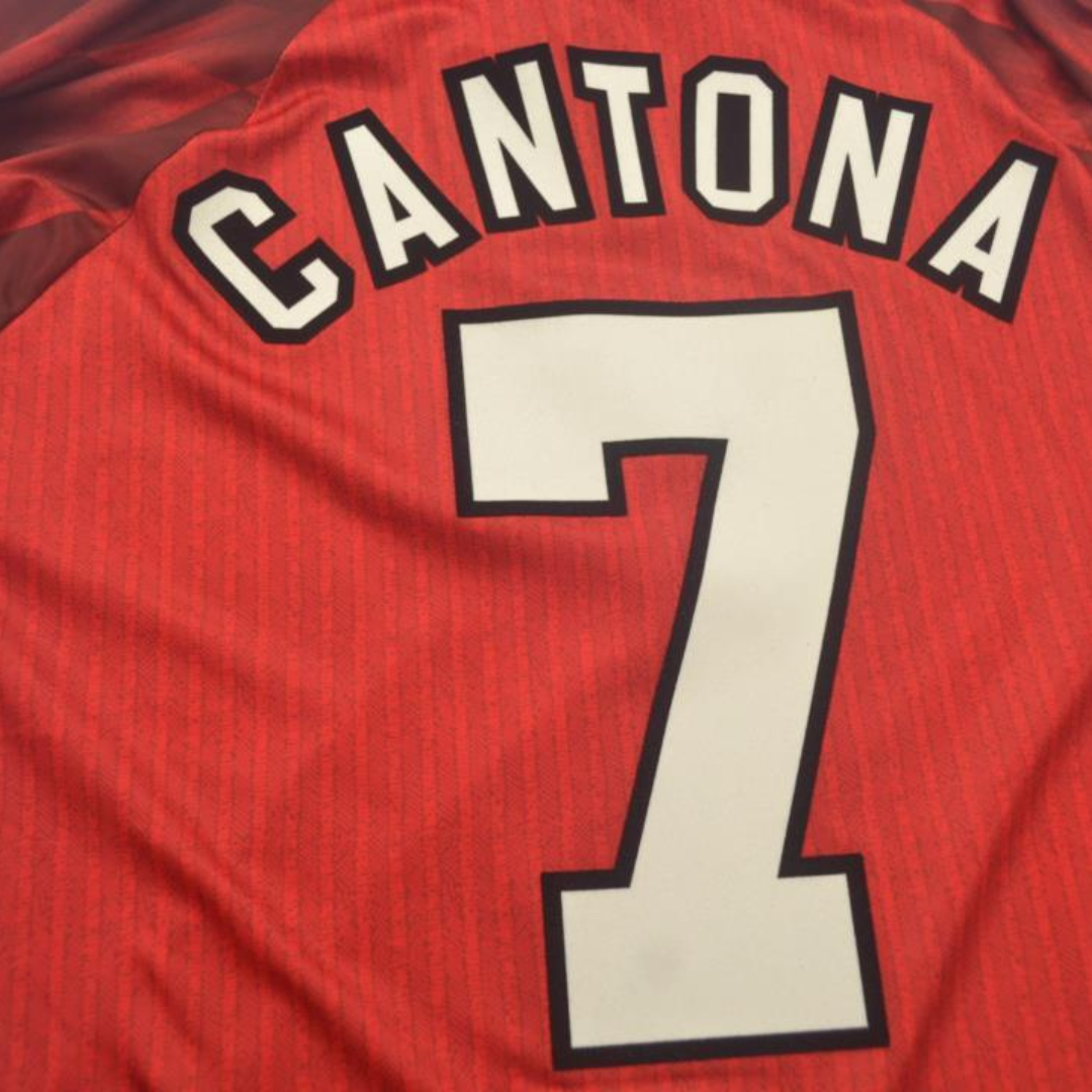 Camisa Manchester United Manga Longa 96/97 - Versão Retrô "Cantona" Nº 7