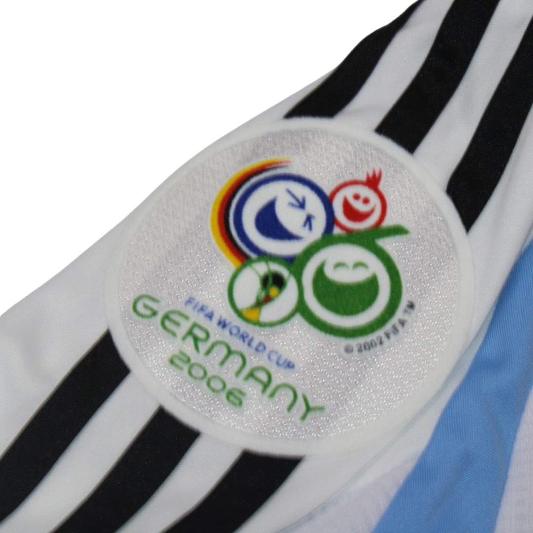 Camisa Argentina Manga Longa 2006 - Versão Retrô "Messi" Nº 19